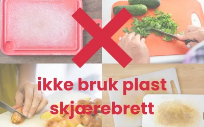 Hvorfor ikke bruke plastskjærebrett?